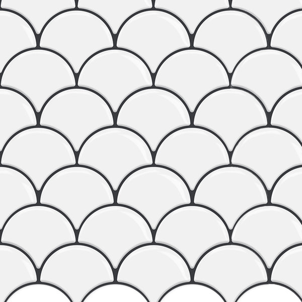 Décor Wow Peel & Stick Backsplash, (8) 12x12inch Sheet Covers 8 Sq Ft
